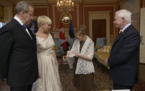 Президент Ильвес в Оттаве: Эстония и Канада – близкие и ответственные соратники