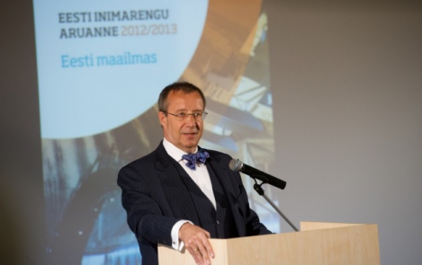 Президент Ильвес: отчет о человеческом развитии говорит о том, что дела в Эстонии идут хорошо