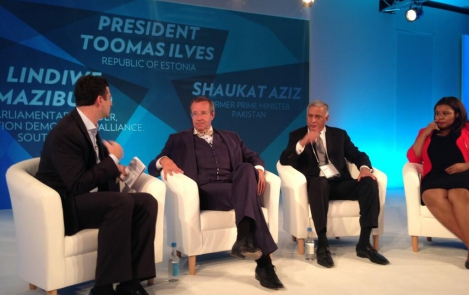 President Ilves at an influential Google conference: IT solutions made Estonia great