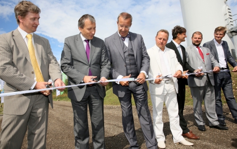 Eesti ühe suurima tuulepargi avamine