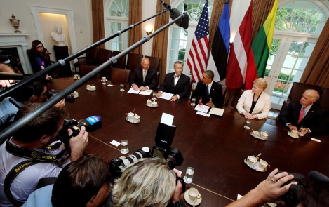 Президент Ильвес на встрече Балтийских стран и США на высшем уровне: безопасность Соединенных Штатов Америки и Европы неделима