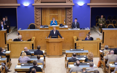 Президент Ильвес членам Рийгикогу: Эстонии нужно мудрое и наполненное конкуренцией государственное управление