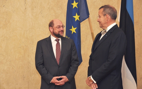 Estonian president meets president of European Parliament