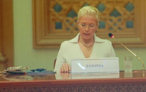  Evelin Ilves at the WHO European Ministerial Conference in Ashgabat on the 3rd of December, 2013
