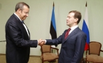 Estonian Head of State Toomas Hendrik Ilves met with Dmitry Medvedev, President of the Russian Federation