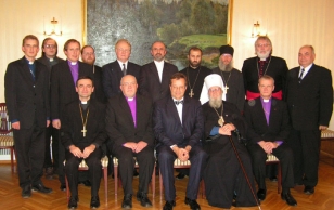 President Toomas Hendrik Ilves at Kadriorg met with leaders of the member churches of Estonian Council of Churches.