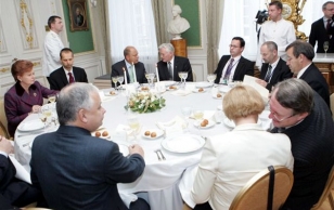 Working dinner of Lithuanian, Latvian, Estonian and Polish' Presidents.