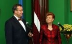 President Toomas Hendrik Ilves met with the President of the Republic of Latvia Vaira Vike-Freiberga.