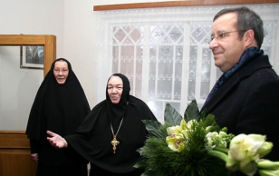 President Ilves ja Evelin Ilves külastasid Kuremäe kloostrit