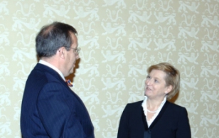 President Toomas Hendrik Ilves kohtus Kadriorus Poola Vabariigi välisministri Anna Fotygaga.