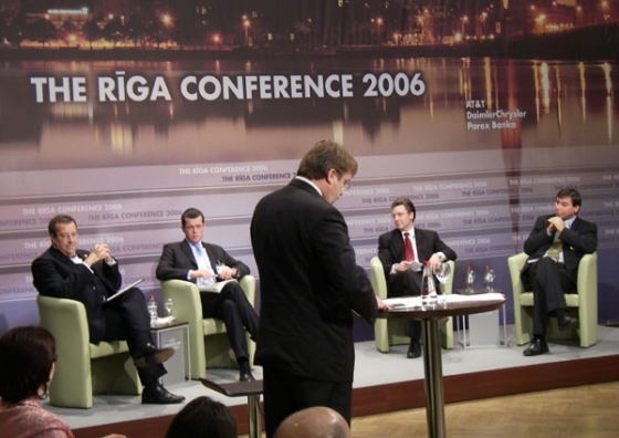 President Toomas Hendrik Ilves participated in events related to the NATO Summit in Riga