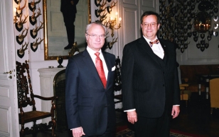 President Toomas Hendrik Ilves kohtus Rootsi kuninga Carl XVI Gustafiga.