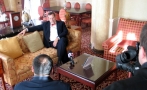 Töövisiidi ajal Gruusia Vabariiki andis president Toomas Hendrik Ilves intervjuu telekanalile Rustavi 2