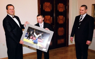 President Toomas Hendrik Ilves met with representatives of European Judo Union.