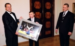President Toomas Hendrik Ilves kohtus Kadriorus Rahvusvahelise Judoföderatsiooni esindajatega.
