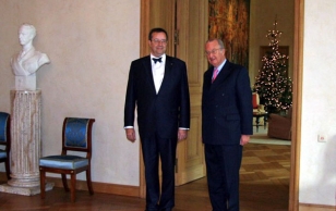 President Toomas Hendrik Ilves kohtus Brüsselis Belgia kuninga Albert II-ga.