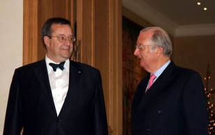 President Toomas Hendrik Ilves met with King Albert II of Belgium.