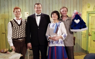 President Ilves in a children's TV show on ETV ''Let's meet at Tom's place''