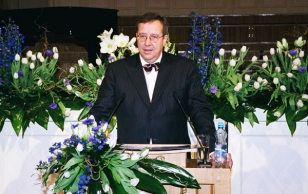 Президент Ильвес на торжественном собрании «Эстония благодарит» 