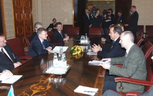 Встреча с премьер-министром Литвы Гедиминасом Киркалисом 