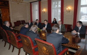 President Toomas Hendrik Ilves kohtus Leedu peaministri Gediminas Kirkilasega