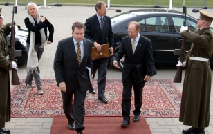 President Ilves met with Ilkka Kanerva, the Minister of Foreign Affairs of Finland.