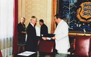 President Toomas Hendrik Ilves appointed judge.
