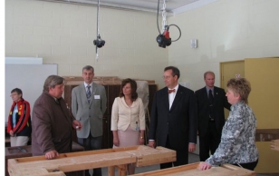 President Ilves visited the Pärnu County Vocational Education Centre