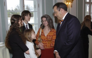 President Toomas Hendrik Ilves and Mrs. Evelin Ilves hosted an afternoon coffee party for mothers of large families