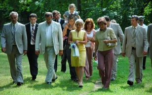 President Toomas Hendrik Ilves and Mrs. Evelin Ilves visited Hiiu County