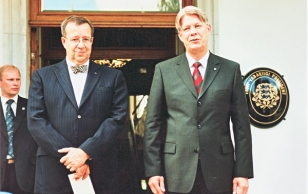 President Ilves kohtus Läti presidendiks valitud Valdis Zatlersiga
