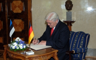 President Ilves kohtus Kadriorus Saksamaa välisministri Frank-Walter Steinmeieriga.