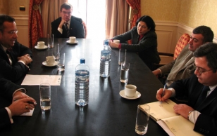 President Ilves met with Levan Gatsetšiladze, Salome Žurabišvili and David Usupašvili, leaders of the Georgian opposition, in Tbilisi