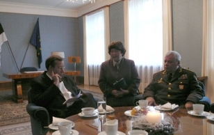 Встреча с министром обороны Азербайджана Сафаром Абиевым 