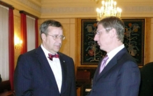 President Toomas Hendrik Ilves met with the Hungarian Prime Minister Ferenc Gyurcsány