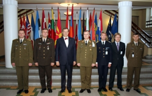 President Toomas Hendrik Ilves visited Estonian National Defence College