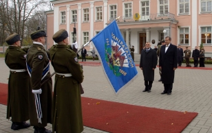 President Toomas Hendrik Ilves võttis Kadriorus vastu Eestisse ametlikule visiidile saabunud Horvaatia presidendi Stjepan Mesić´i