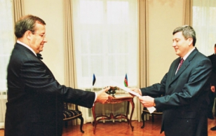 President Toomas Hendrik Ilves received Tofig N. Zulfugarov, the Ambassador of Azerbaijan, who presented his credentials.