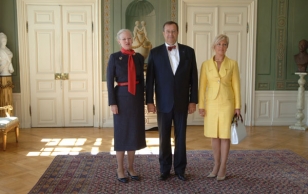 President Toomas Hendrik Ilves ja Evelin Ilves kohtusid Taani kuninganna Margrethe II-ga