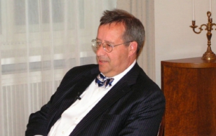 President Toomas Hendrik Ilves andmas intervjuud Gruusia Televisioonile.