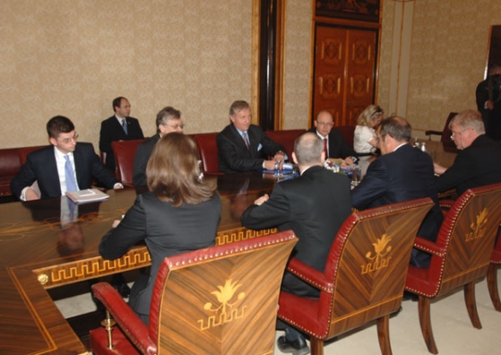 President Toomas Hendrik Ilves met with Czech Prime Minister Mirek Topolánek