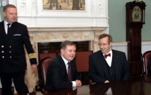 State Visit to the Republic of Ireland 13.-16.04.2008. President Toomas Hendrik Ilves met with Brendan Howling, the Deputy Speaker of the House of Representatives