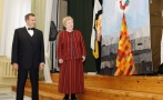 President Toomas Hendrik Ilves presented the Beautiful School Award to the Pühajärve Basic School