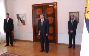 President Toomas Hendrik Ilves received Eduardo Ibánes López-Dóri, the Ambassador of the Kingdom of Spain