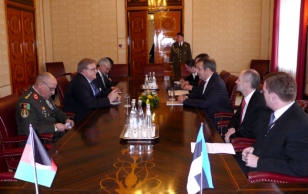 President Toomas Hendrik Ilves met with General Abdul Rahim Wardak, the Defense Minister of Afghanistan