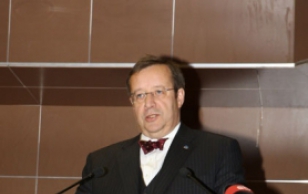 President Toomas Hendrik Ilves on the Inauguration Ceremony of the Rector of Estonian University of Life Sciences in Tartu