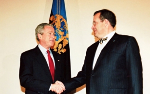 Meeting with the President of the USA George W. Bush