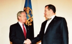 President Toomas Hendrik Ilves met with the President of the United States of America George W. Bush