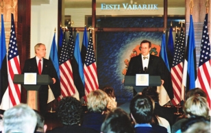 President Ilves met with the President of the United States of America George W. Bush