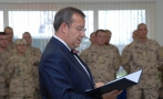 President Ilves met with the members of the Defence Forces leaving on a mission to Afghanistan